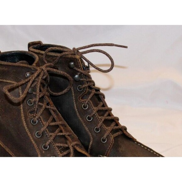 NISOLO MEN\'S MATEO SUEDE BOOTS BROWN SZ 9 $260 NWOB